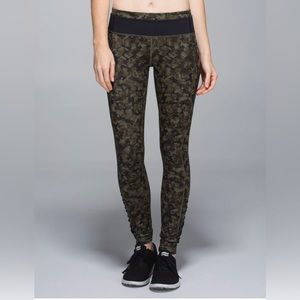 Lululemon Speed Tightblll Full On Luxtreme Camo Mystic Jungle Ruched Leggings